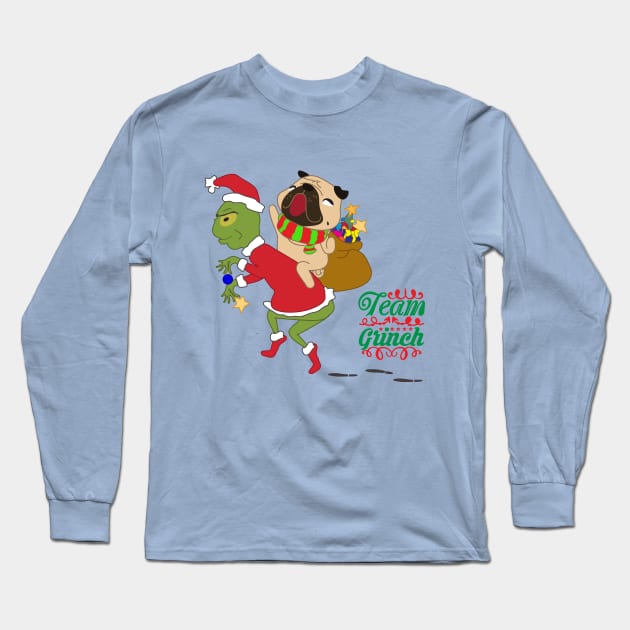 Team Grinch Long Sleeve T-Shirt by loveninga